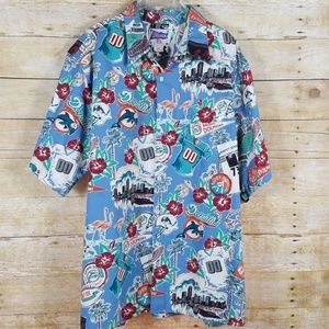 Men's Reyn Spooner NFL Miami Dolphins Aloha Shirt